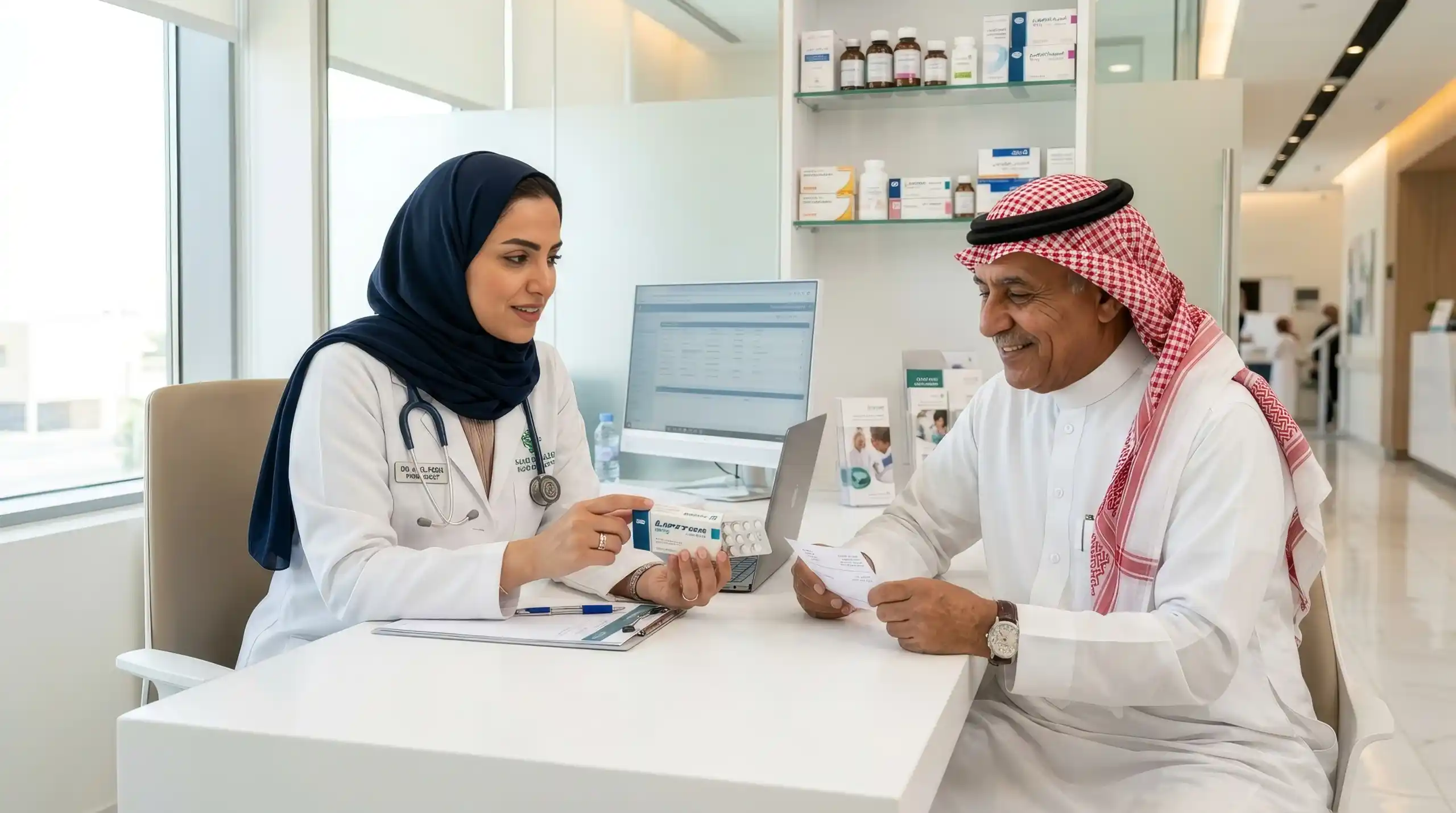 NPHIES portal workflow for hospitals and clinics in Saudi Arabia showing eligibility, authorization, claims and payment reconciliation